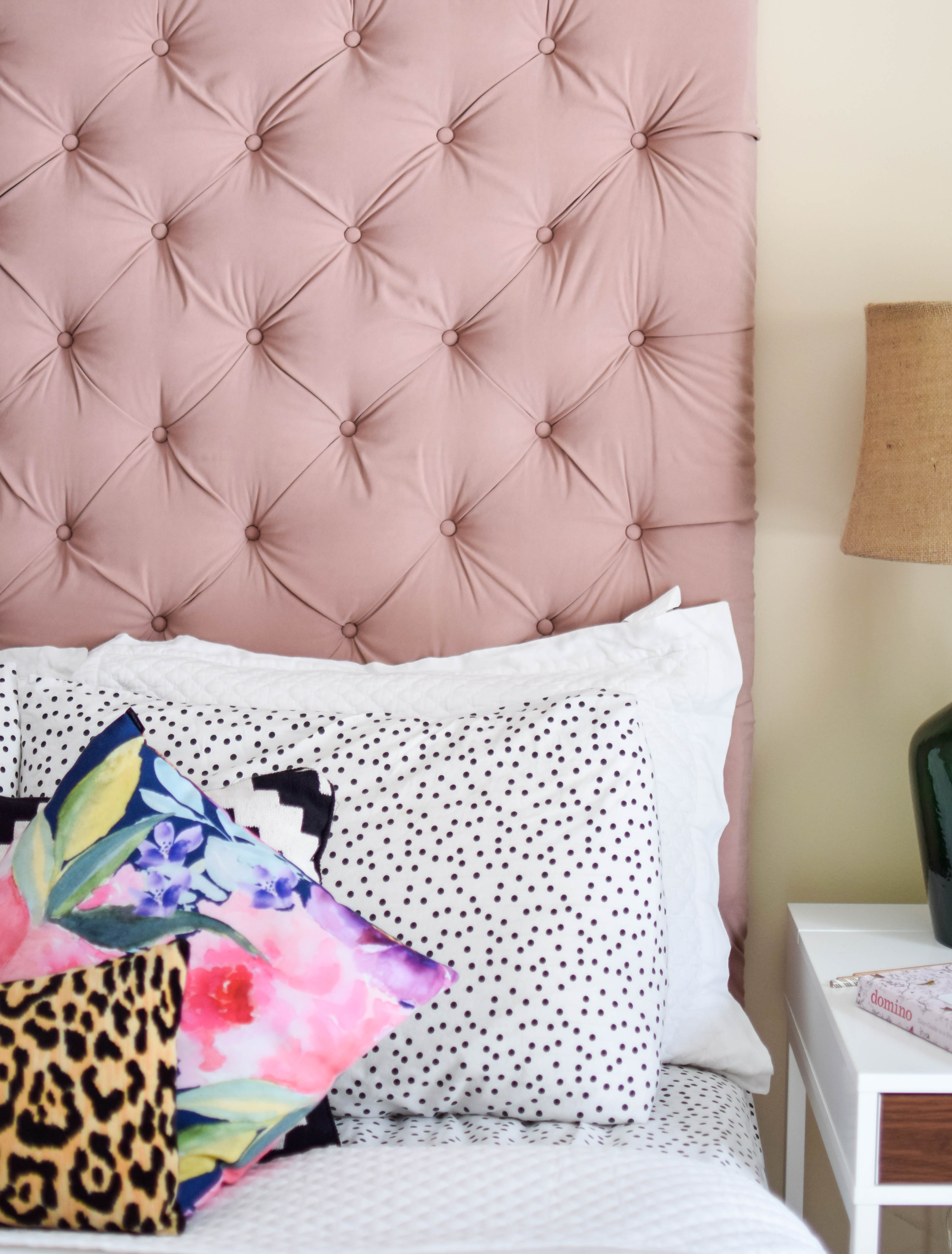 Diy Tufted Headboard Over Sized Edition Chic Misfits - Diy Tufted Bed Frame