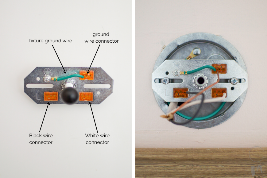 How To Install A Vanity Light And Electrical Box Chic Misfits